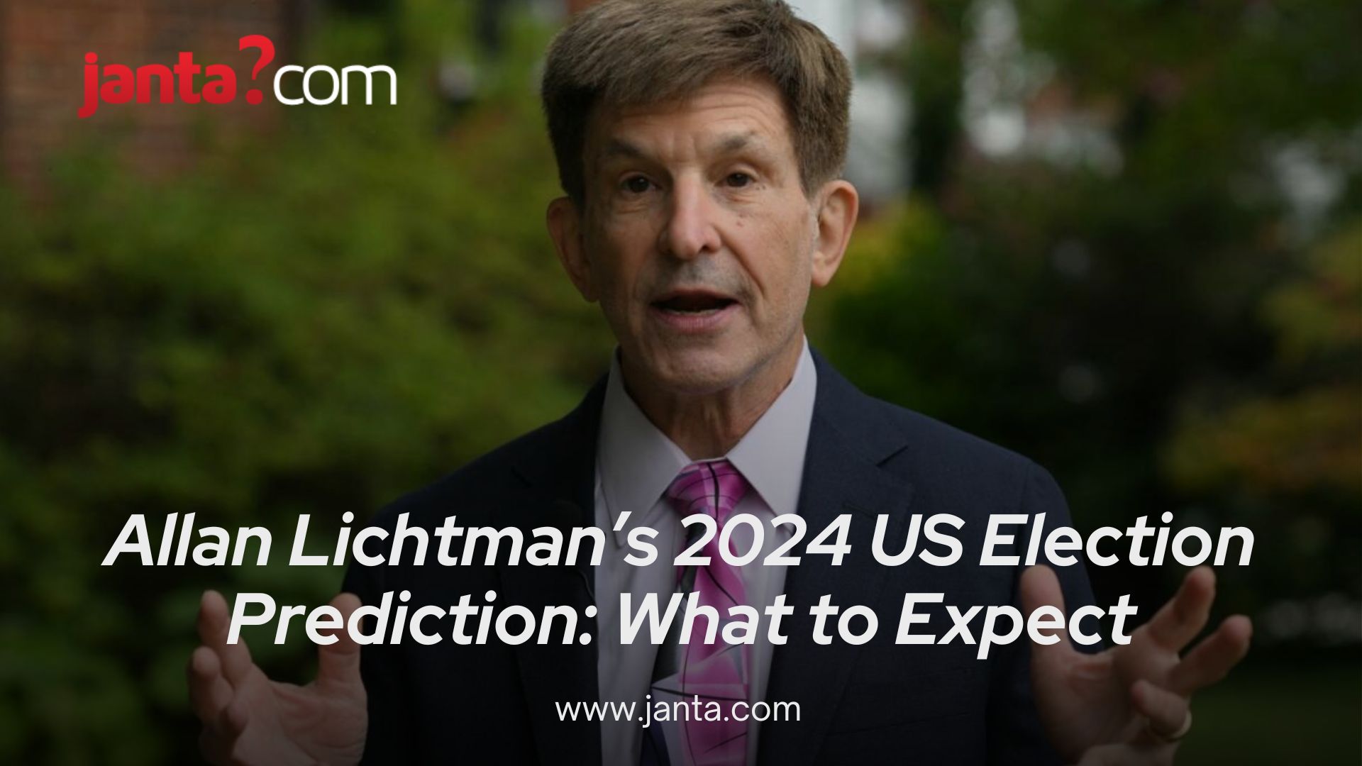 allan lichtman 2024 presidential election prediction