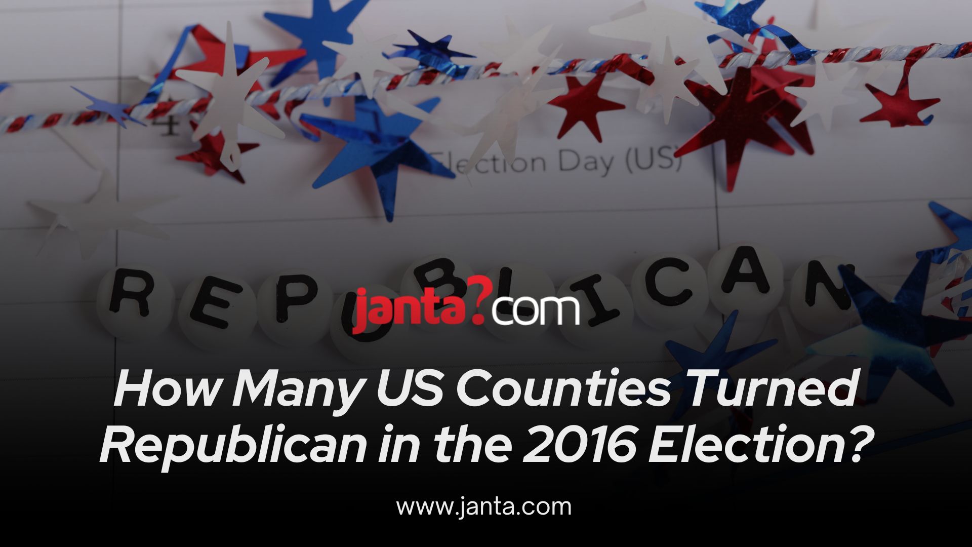 how many us counties turned republican in the 2016 election